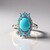 Anello in argento con Turchese Sleeping Beauty