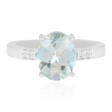 Anello in argento con Quarzo Lago della Montagna