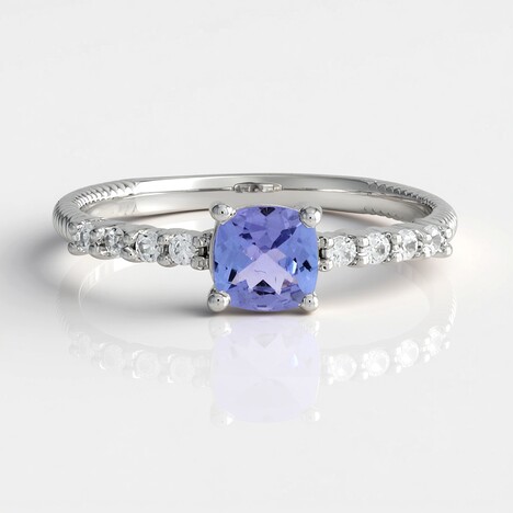 Bague en argent et Tanzanite