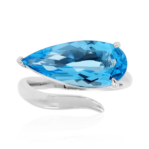 Bague en argent et Topaze de Marambaia (de Melo Essence)