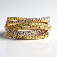 Bague en or et Diamant SI2 jaune (CIRARI)