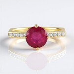 Bague en or et Rubis de Madagascar (de Melo Gold)
