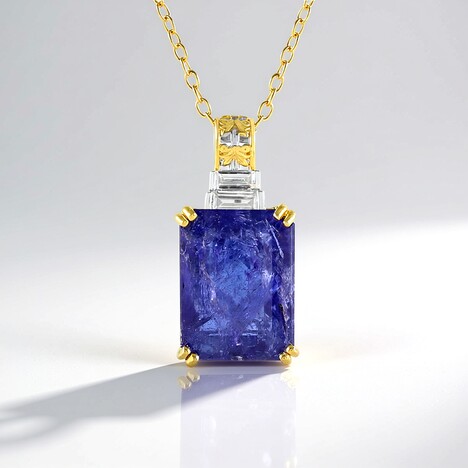 Collana in argento con Tanzanite (Gems en Vogue)
