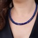 Collana in argento con Zaffiro Blu Bemainty (Riya)