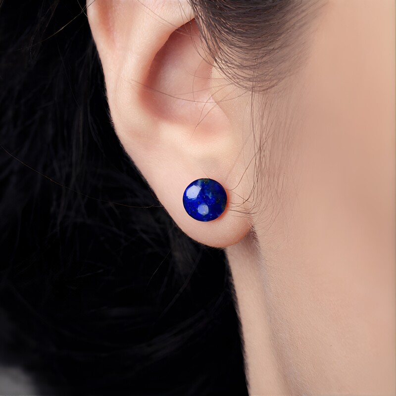 Pendientes en plata con Lapislázuli