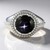Anello in argento con Diopside Stellato d'India