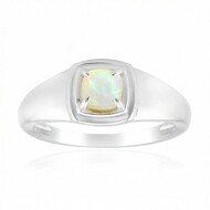 Gouden ring met een Braziliaanse witte opaal
