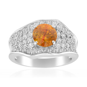 Sphalerite Silver Ring (de Melo Essence)
