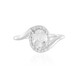 Bague en argent et Topaze blanche