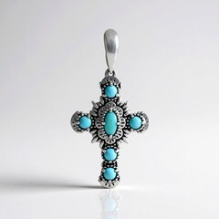 Ciondolo in argento con Turchese Sleeping Beauty