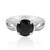 Anello in argento con Spinello Nero