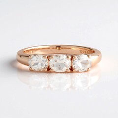 Anello in argento con Morganite