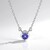 Collana in argento con Tanzanite (de Melo)