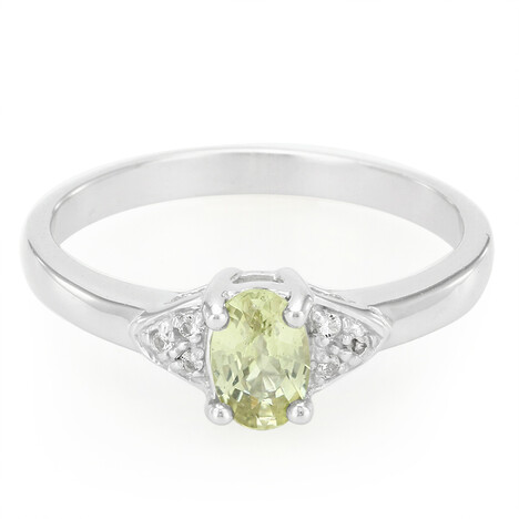 Chrysoberyll-Silberring