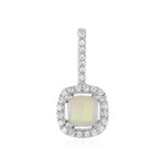 Ciondolo in argento con Opale di Welo
