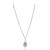 Pinkfarbener I1 Diamant-Goldhalskette (CIRARI)