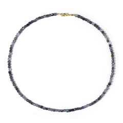 Collana in argento con Iolite del Madagascar