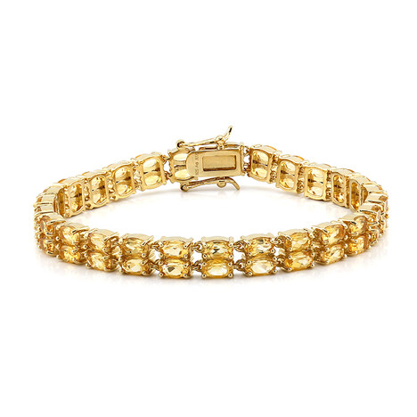 Citrin-Silberarmband