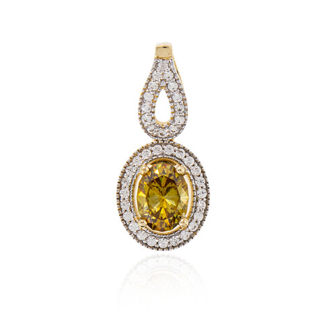 Gouden hanger met een sfaleriet