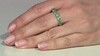 Anillo en plata con Esmeralda de Colombia