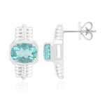 Zilveren oorbellen met Braldu Fluorieten (Pallanova)