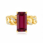 Anillo en plata con Rubí de Madagascar (de Melo Essence)