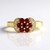 Anello in argento con Spinello Rosso