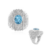 Anillo en plata con Topacio de Marambaia (de Melo Essence)