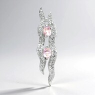 Ciondolo in argento con Tormaline Rosa Cuprian