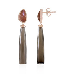 Smoky Quartz Silver Earrings (KM by Juwelo)