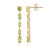 Burmese Peridot Silver Earrings