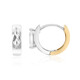Boucles d'oreilles en argent et Topaze blanche