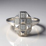 Anello in argento con Zircone