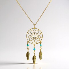 Collana in argento con Turchese Kingman Mohave Blu (Jones Lee)