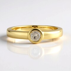 Anello in argento con Diamante Cioccolato I2