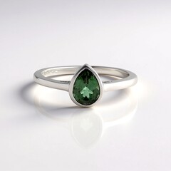 Anello in argento con Apatite Cromo