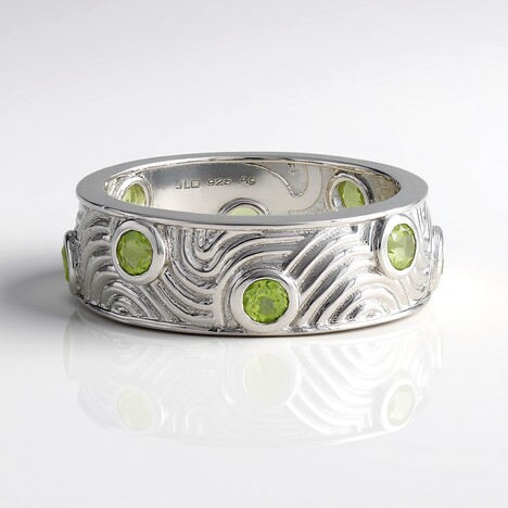 Anello in argento con Peridoto (de Melo Essence)