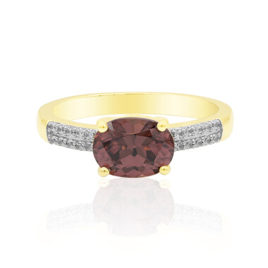 Anello in oro con Zircone Rosa