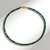 Collana in argento con Giada Africana