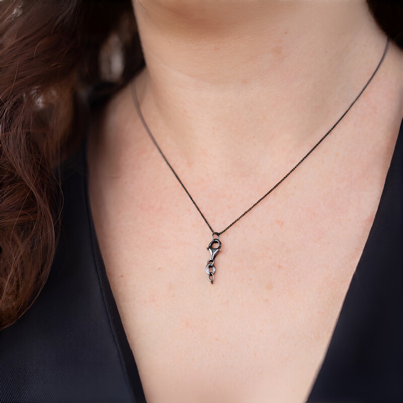 Silber-Veneziakette - 2,4 g - 60 cm - rutheniert