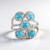 Anello in argento con Turchese Sleeping Beauty (Faszination Türkis)