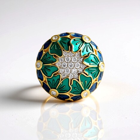 Anello in argento con Zircone (Adela Silber)