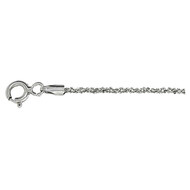 Silber-Criss-Cross-Armband - 1,29 g - 18 cm