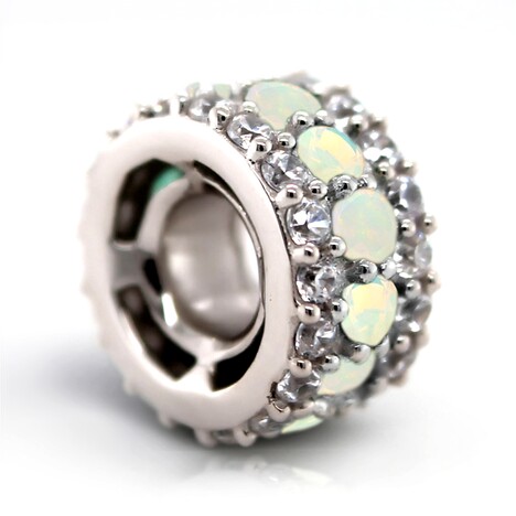 Ciondolo in argento con Opale di Welo (MONOSONO COLLECTION)