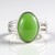 Anello in argento con Giada Canadese