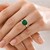 9K Zambian Emerald Gold Ring