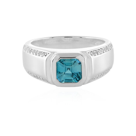 Anillo en plata con Zircón de Ratanak Kirí