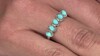 Zilveren ring met Sleeping Beauty Turkooisen (Faszination Türkis)