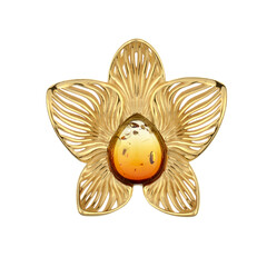 Sunrise Baltic Amber Silver Pendant (dagen)