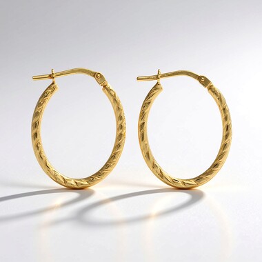 Pendientes en oro